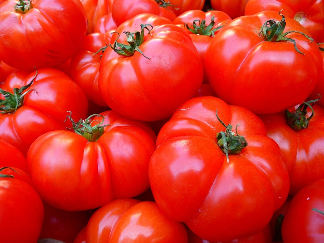 ripe heirloom tomato