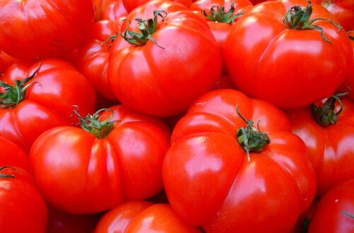 ripe heirloom tomato